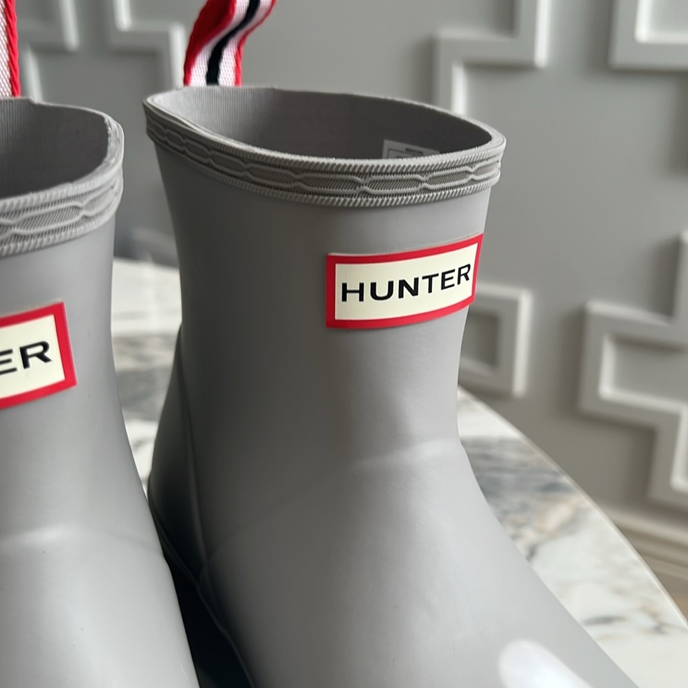 NWT - Hunter Women's Original Play Short Boots - Zinc๐ค - Picture 4 of 7